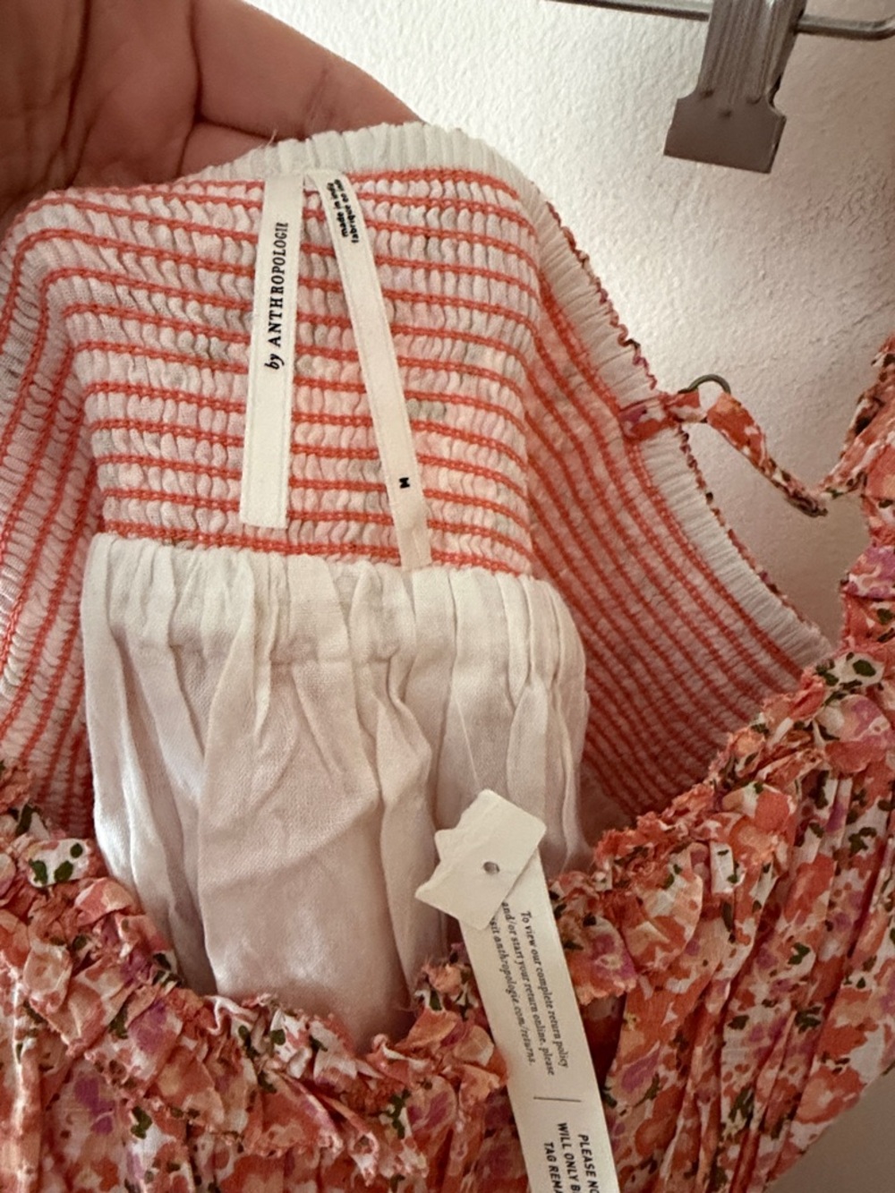 Anthropologie Sweetheart Babydoll Maxi Dress Size M - Picture 8 of 9